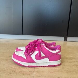 Pink and White Nike Dunk